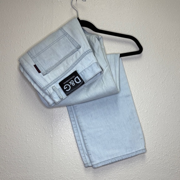 D&G Men's Light Wash Jeans Size 36
